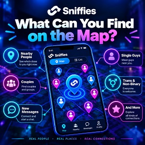 sniffies map find
